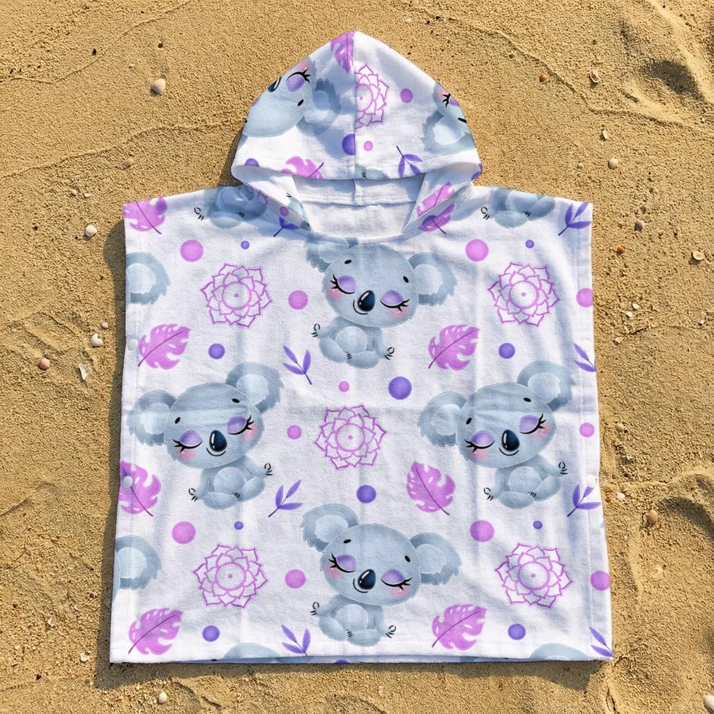 Zen Koala Kid's Hooded Towel Poncho
