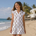 Cheeky Cats Girl's Hooded Beach Cover-Up