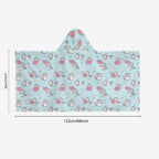 Rainbow Unicorn Kids Wrap Hooded Towel Poncho