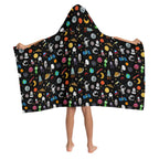 Fun Space Kid's Wrap Hooded Towel Poncho