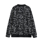 Mathematics Unisex V-neck Cardigan With Button Closure