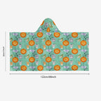 Safari Animals Kids Wrap Hooded Towel Poncho