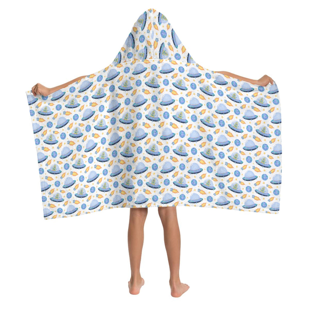 UFO's Kids Wrap Hooded Towel Poncho