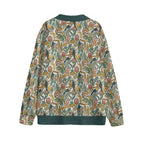 Welcome To The Jungle Unisex V-neck Cardigan With Button Closure