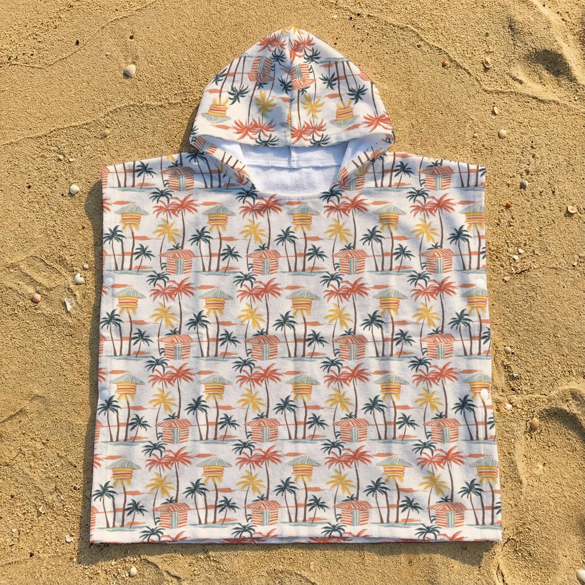 Beach Shack Kid's Hooded Towel Poncho