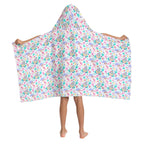 Mermaid World Kids Wrap Hooded Towel Poncho