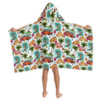 Surfing Safari Kids Wrap Hooded Towel Poncho