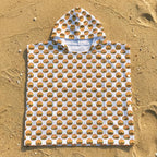 Hamburgers Kid's Hooded Towel Poncho