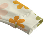 Cute Daisies Unisex V-neck Cardigan With Button Closure