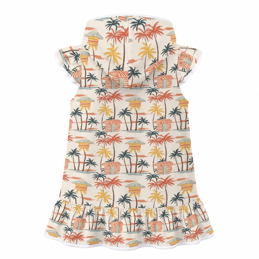 Beach Shack Girl's Hooded Beach Cover-Up