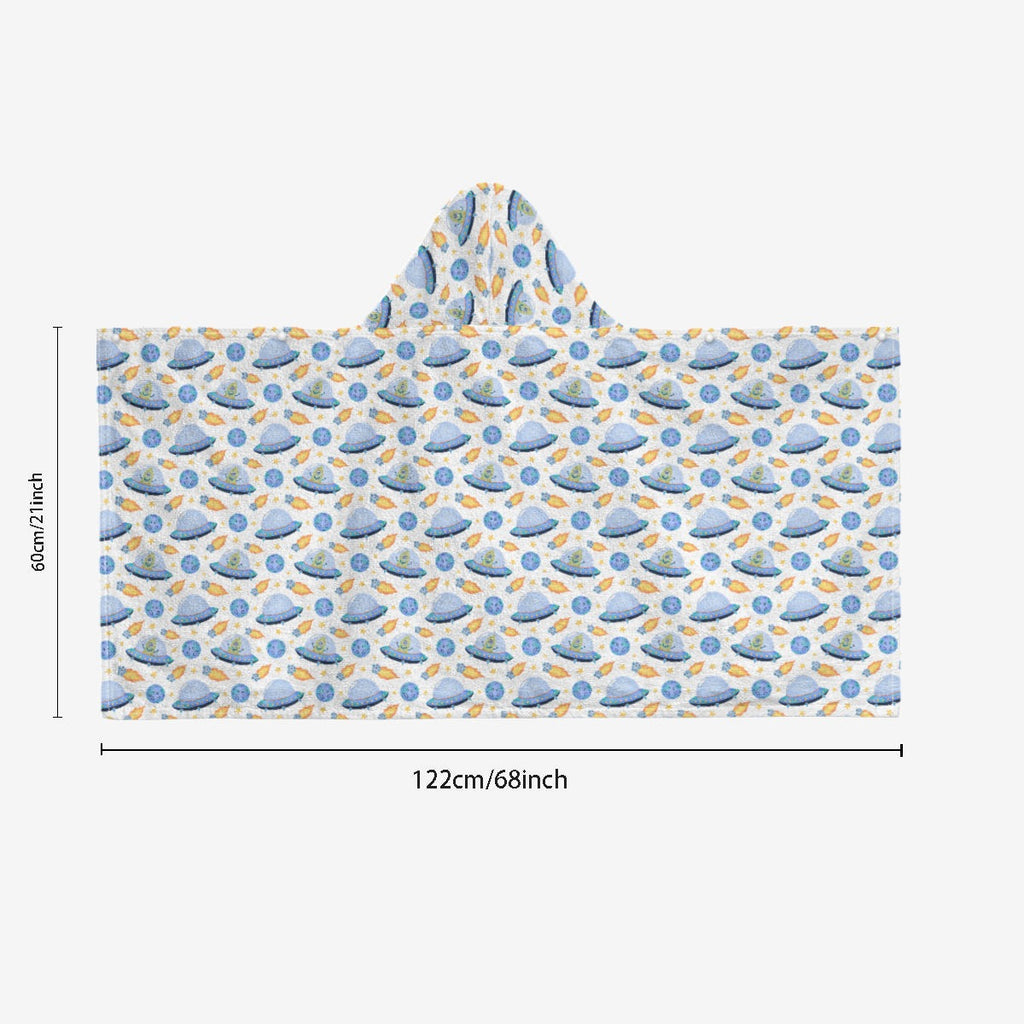 UFO's Kids Wrap Hooded Towel Poncho