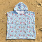 Rainbow Unicorn Kid's Hooded Towel Poncho