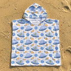 UFO's Kid's Hooded Towel Poncho