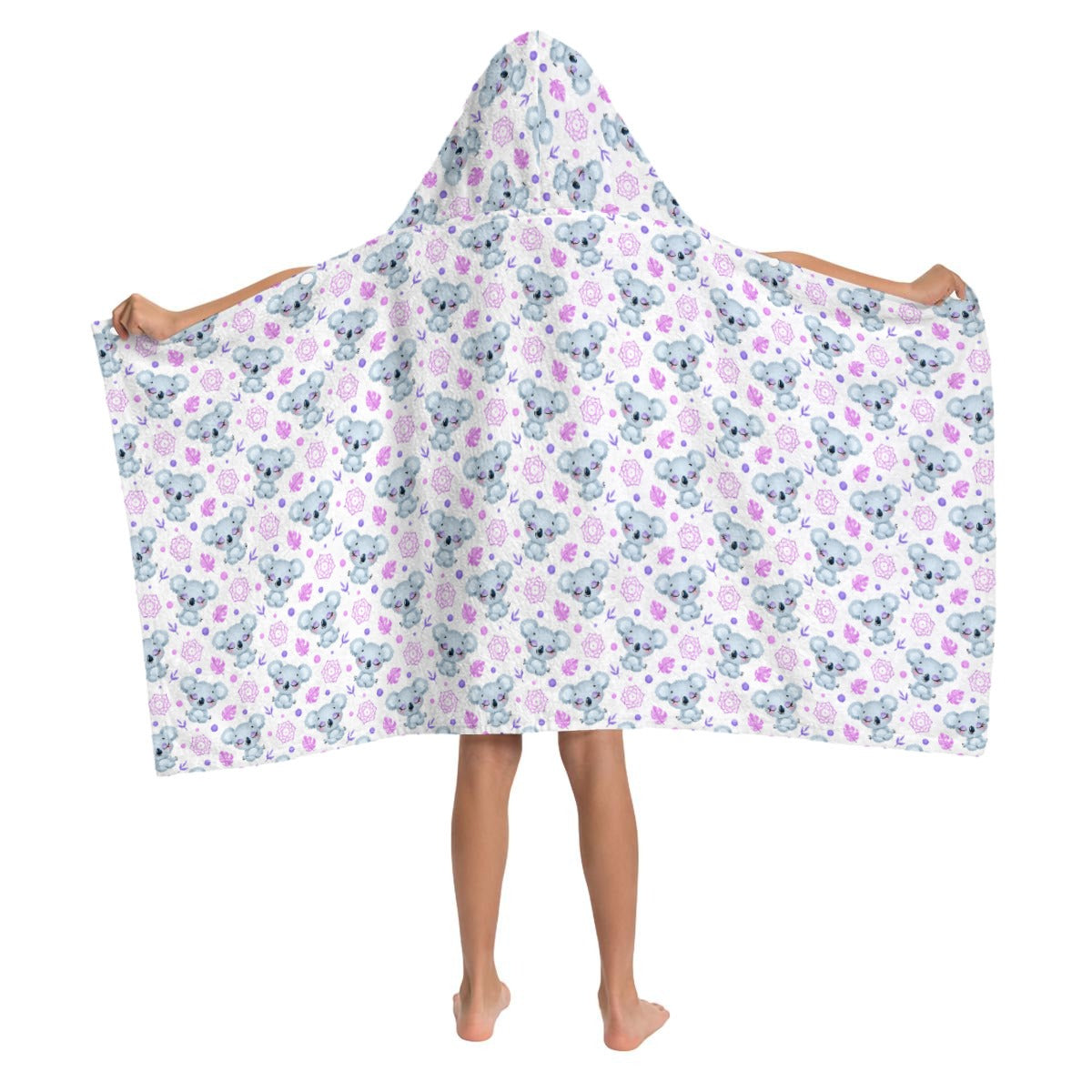 Zen Koala Kids Wrap Hooded Towel Poncho
