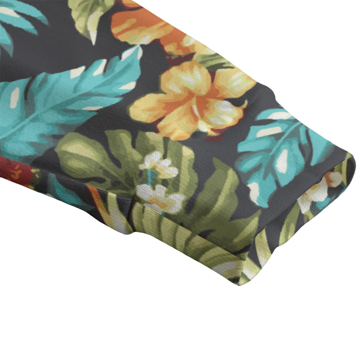 Dark Tropical Unisex V-neck Cardigan With Button Closure