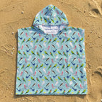 Australian Birds Kid's Hooded Towel Poncho