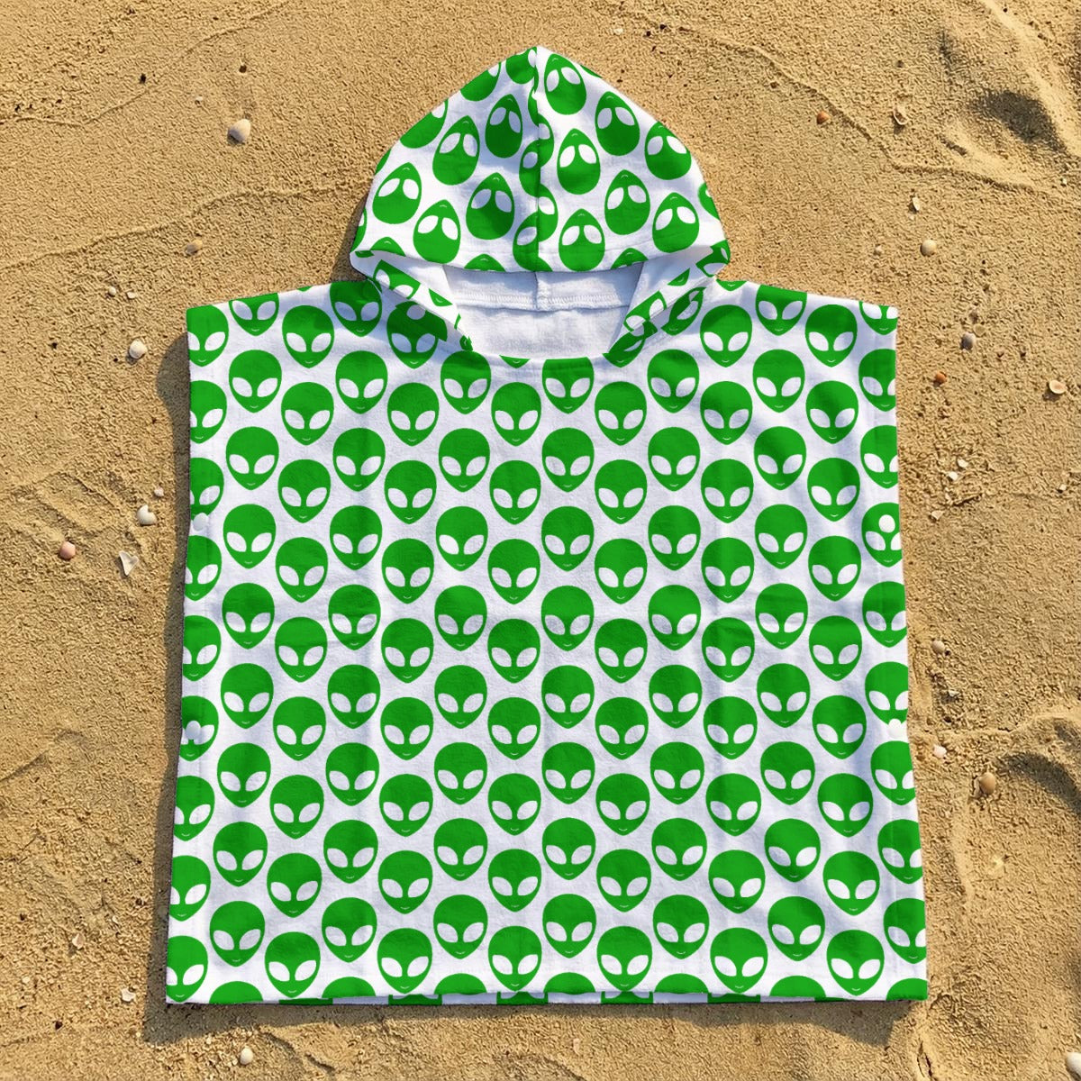 Aliens Kid's Hooded Towel Poncho