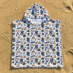All About Space Kid's Hooded Towel Poncho