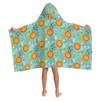 Safari Animals Kids Wrap Hooded Towel Poncho