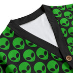 Aliens Unisex V-neck Cardigan With Button Closure