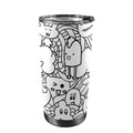 Black And White Creatures 20oz Mobile Tumbler with Lid (Black Lock) One Size 20oz Travel Mug Printed Offshore Sci Fi