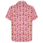 Cherry Ice Cream - Women's Short-Sleeve Button Up Shirt