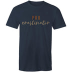 Procrastinator - Mens T-Shirt Navy Mens T-shirt Printed In Australia