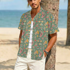 Groovy Retro Men's Crinkle Hawaiian Shirt