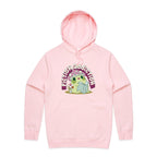 Fiction Addiction - Mens Hoodie Pink Mens Hoodie Printed In Australia Reading