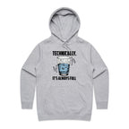 Glass Half Full Women's AS Colour Hoodie