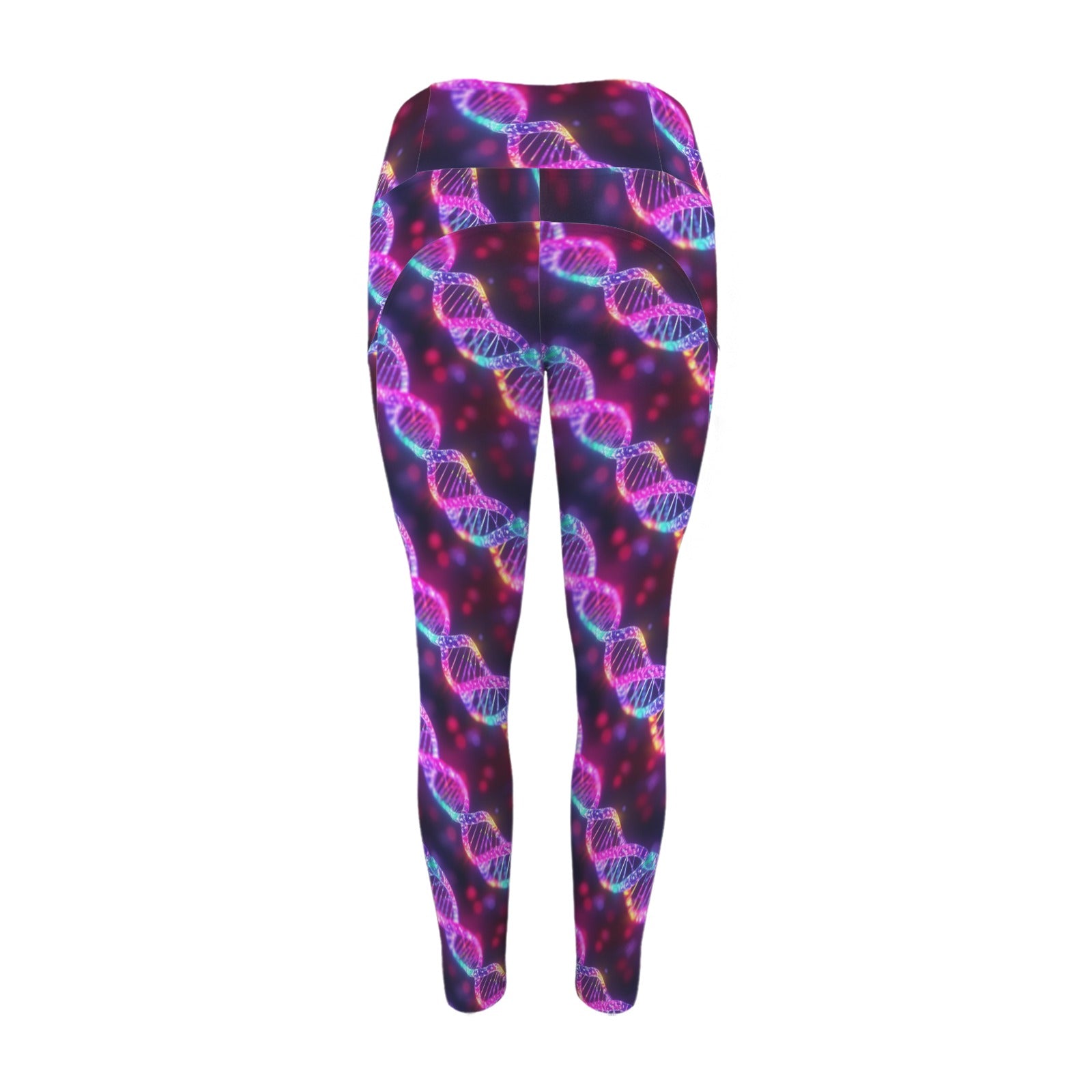 DNA Glow - Women's High Waist Pockets Yoga Leggings
