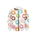 Colourful Donuts Kids Bomber Jacket XL Kids Bomber Jacket Food Printed Offshore