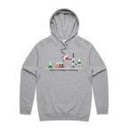 Science Lab, There Is Always A Solution - Mens Hoodie Grey Marle Mens Hoodie Printed In Australia Science