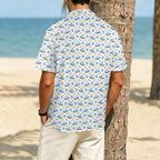 UFO's Men's Crinkle Hawaiian Shirt