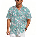 Comic Book Speech Bubbles Men's Crinkle Hawaiian Shirt