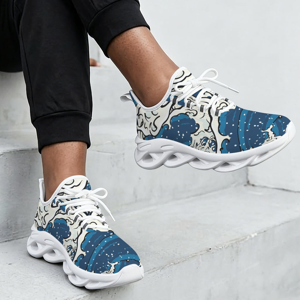 Japanese Waves Women's Twisted Sole Sneakers