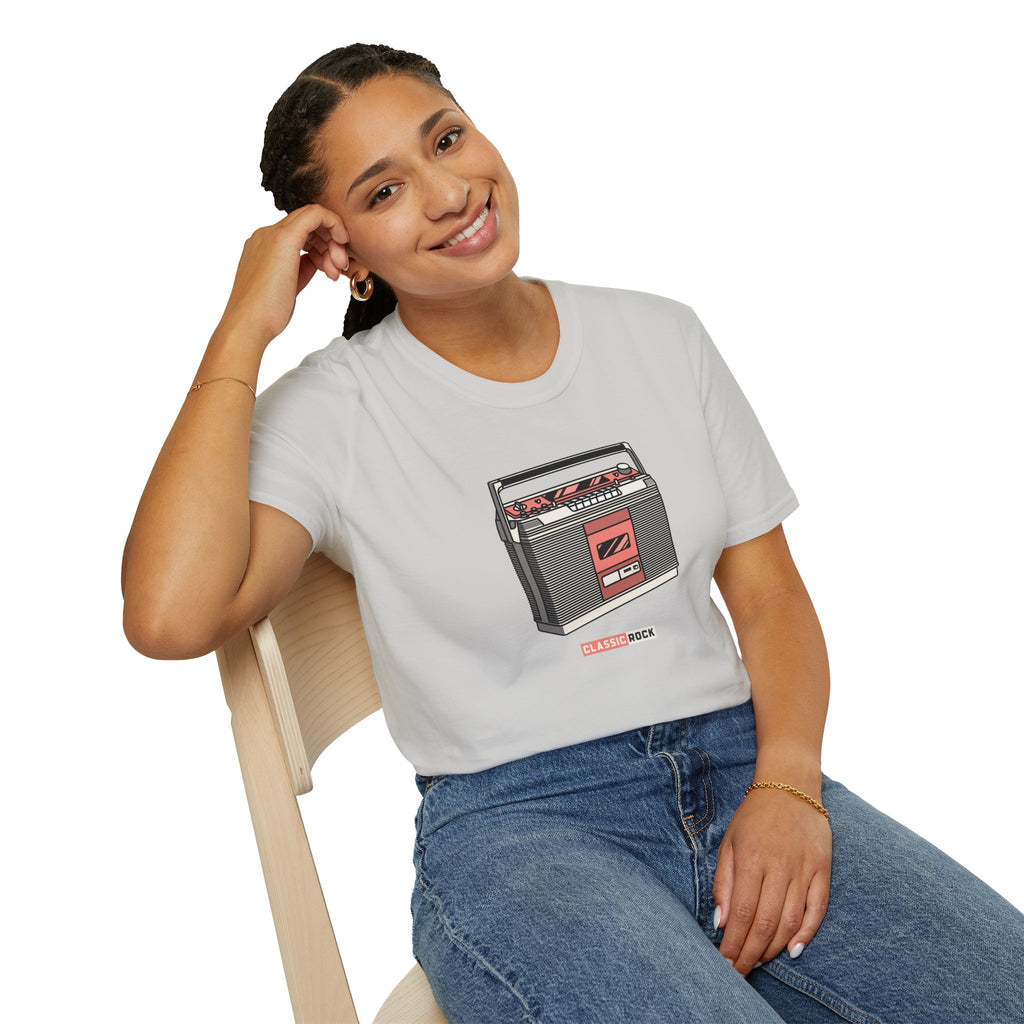 Classic Rock, Cassette Player - Unisex Softstyle T-Shirt
