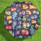 Monster Mania - Semi-Automatic Foldable Umbrella (Model U12) Semi-Automatic Foldable Umbrella (U12)