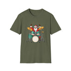 Drummer Santa - Unisex Softstyle T-Shirt