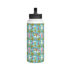 Summer Surf Stainless Steel Water Bottle, Handle Lid Stainless Steel Water Bottle With Handle Lid Globally Fulfilled Summer Surf
