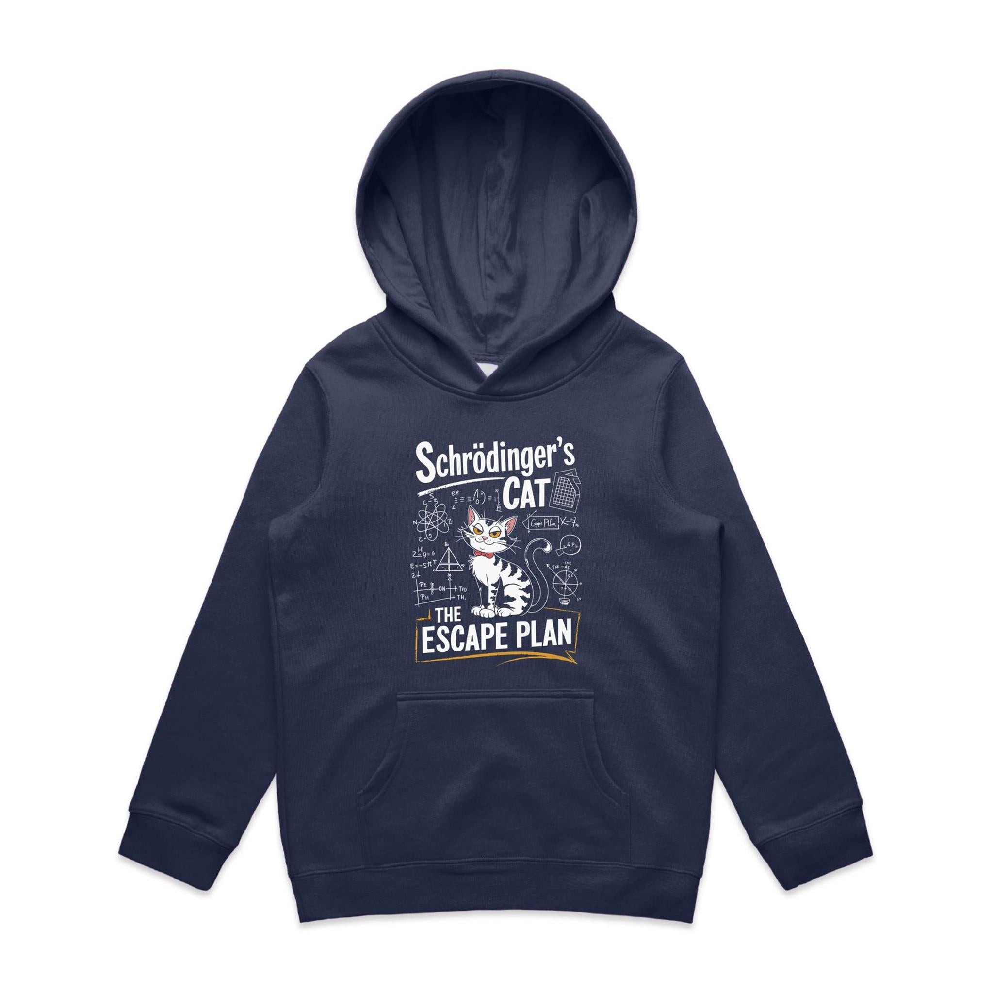 Schrodinger's Cat The Escape Plan Kids AS Colour Hoodie