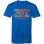 Bookmarks Are For Quitters - Mens T-Shirt Bright Royal Mens T-shirt Printed In Australia Reading