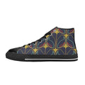 Layered Men's High Top Canvas Shoes US14 Men's Classic High Top Canvas Shoes Printed Offshore
