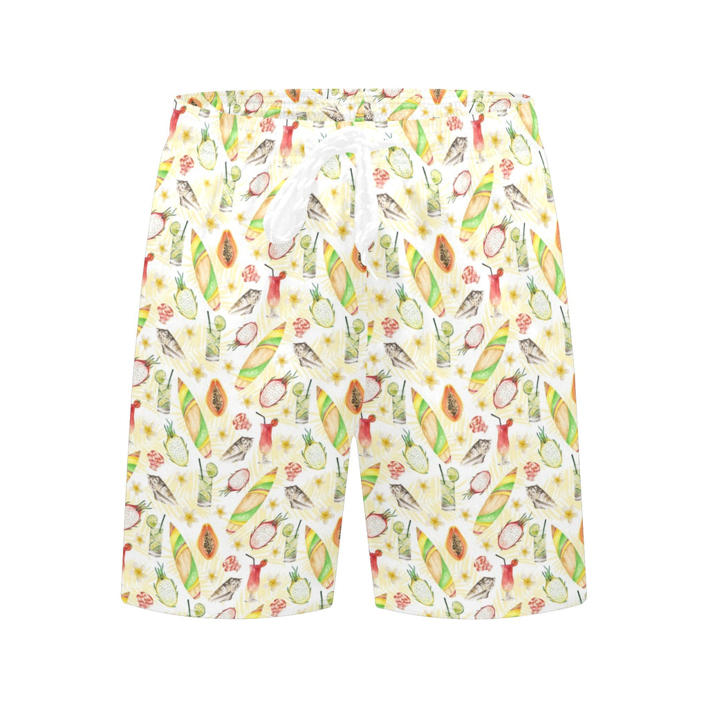 Tropical Surf Men's Mid-Length Beach Shorts Men's Mid-Length Beach Shorts Printed Offshore Surf