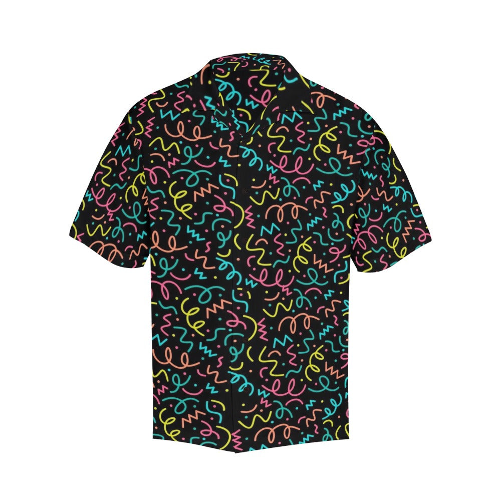 Squiggle Time - Mens Hawaiian Shirt