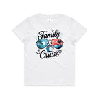 Family Cruise Kids Cruise T-shirt White Kids Cruise T-shirt Cruise Printed In Australia