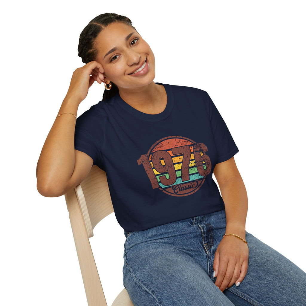 Turning 50 1976 Classic Unisex Softstyle T-Shirt Unisex Adult T-shirt Australian Printer Birthday Retro