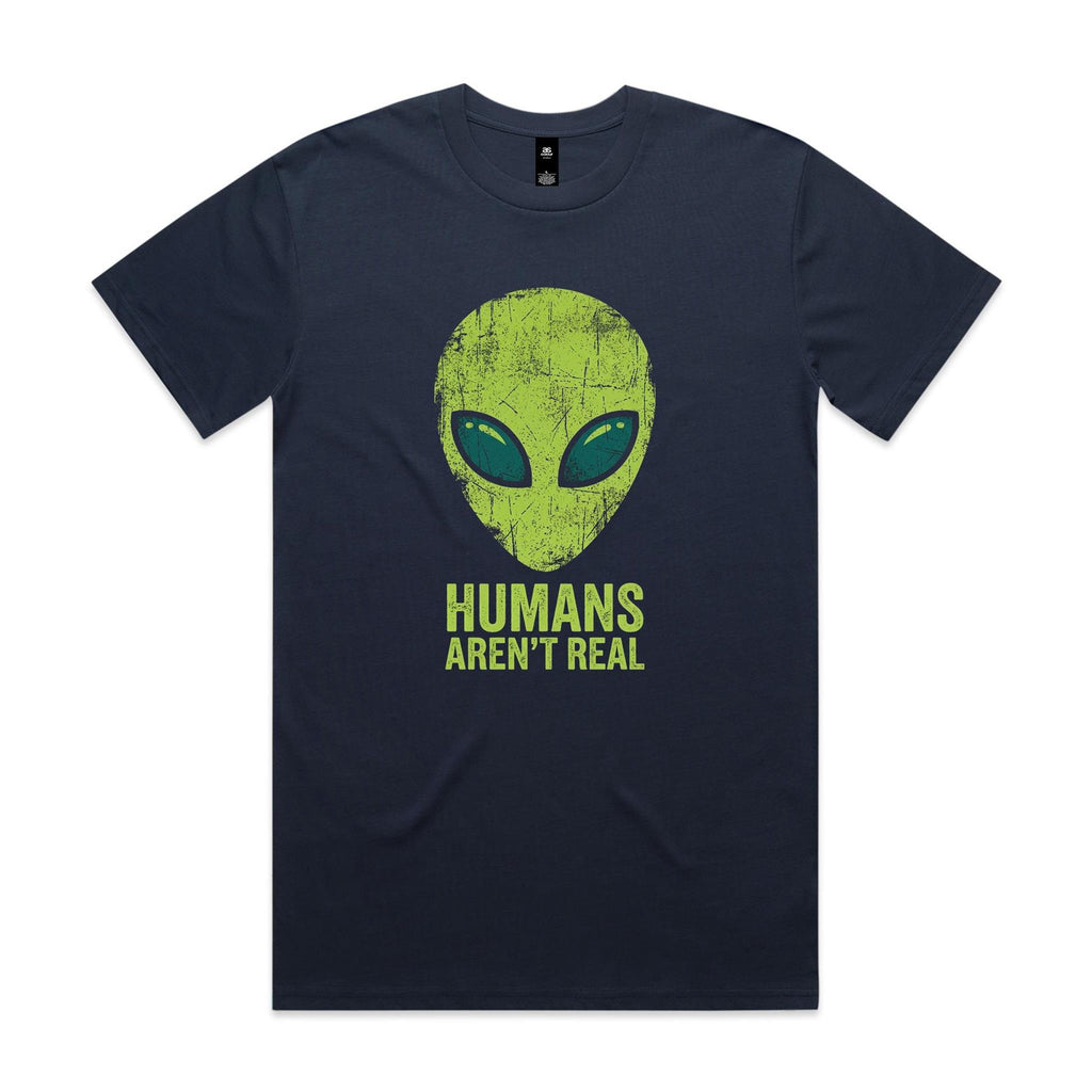 Alien, Humans Aren't Real Men's As Colour T-shirt