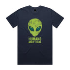 Alien, Humans Aren't Real Men's As Colour T-shirt