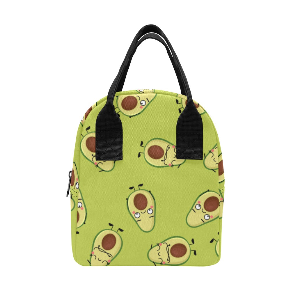 Avocado Characters - Zipper Lunch Bag One Size Zipper Lunch Bag Printed Offshore